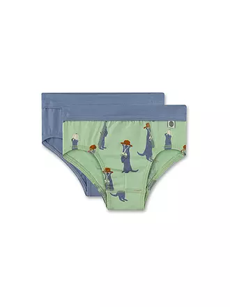 SANETTA | Jungen Slip 2er Pkg. jade green | 